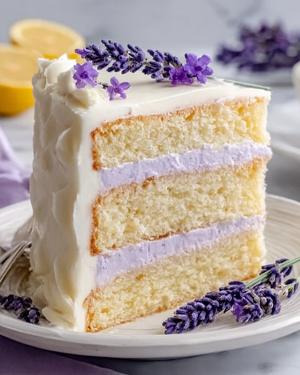 Lemon Lavender Cake Recipe - Recipe Image