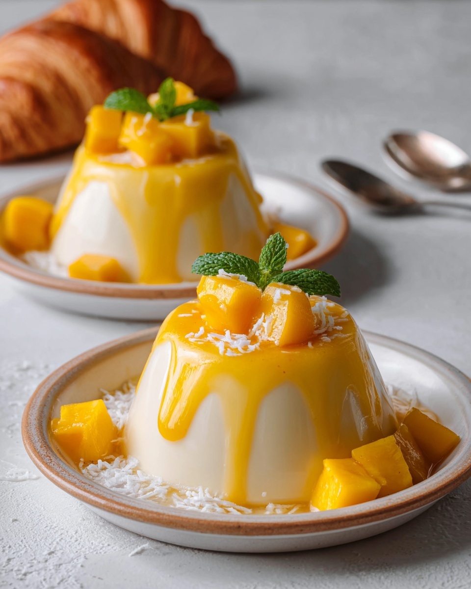 Creamy Mango Pudding Recipe - Recipe Image