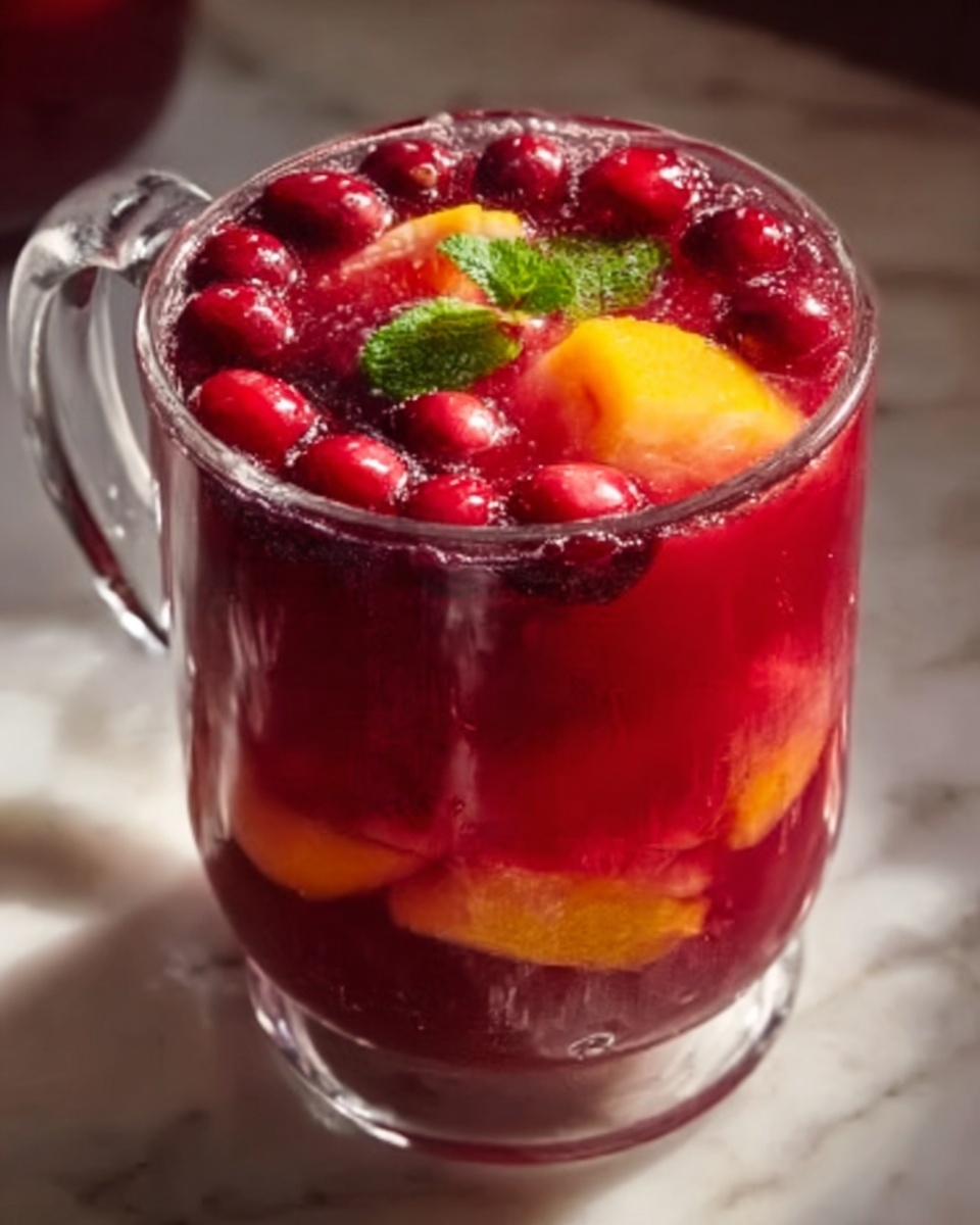 Cranberry Pineapple Festive Punch Recipe - Recipe Image