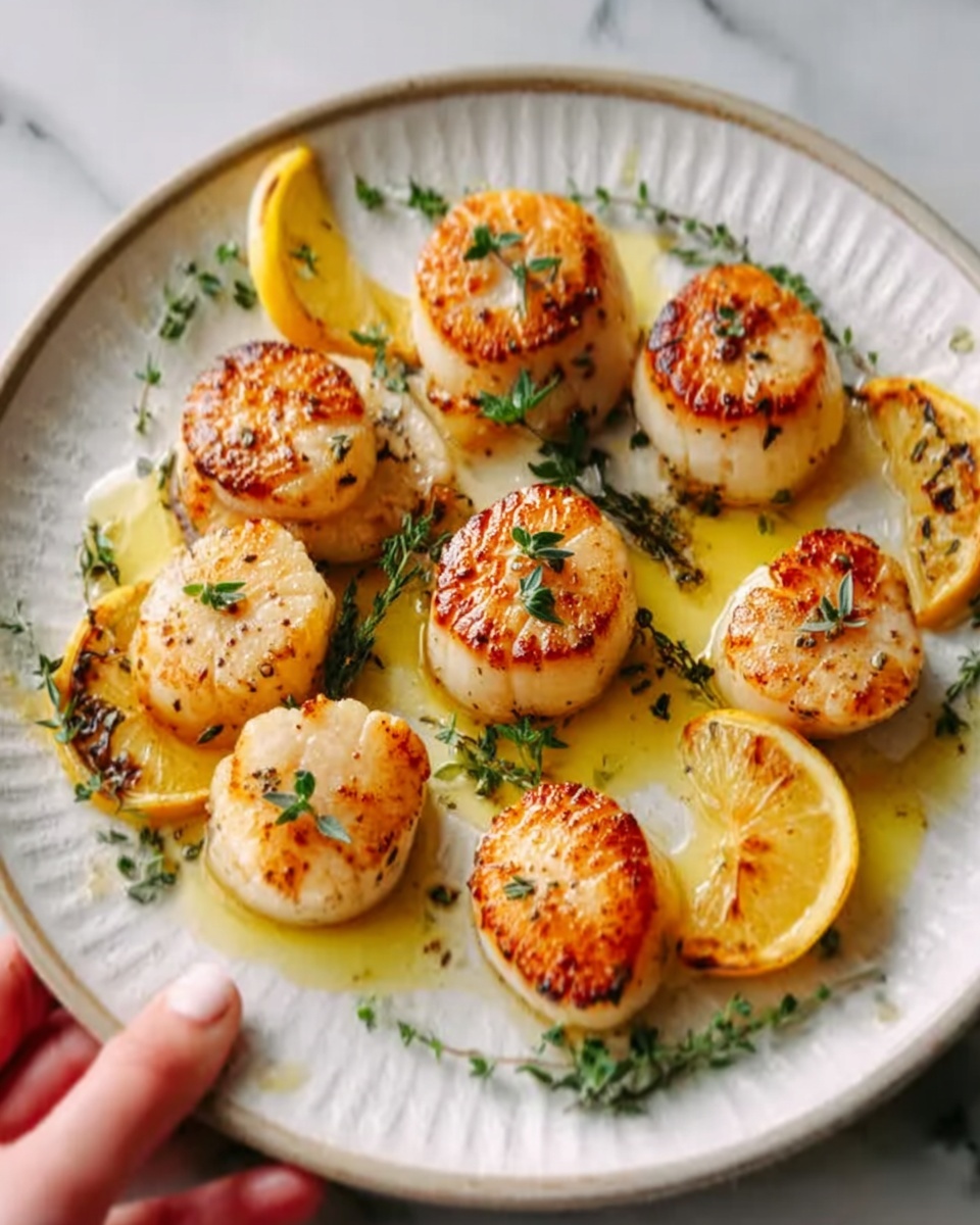 Lemon Butter Scallops Recipe - Recipe Image