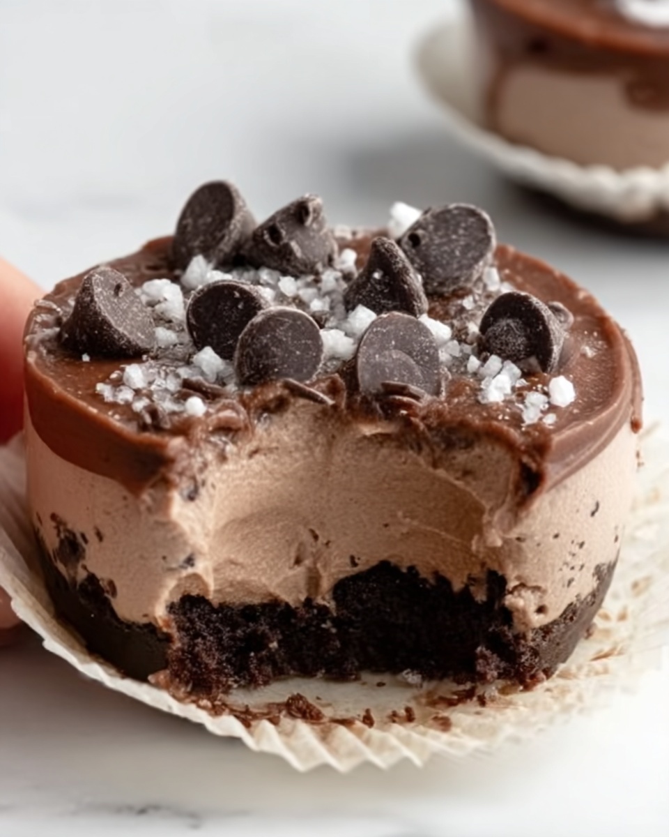 Protein Cookie Dough Chocolate Yogurt Cookies (No Bake + Plant Based!) Recipe - Recipe Image