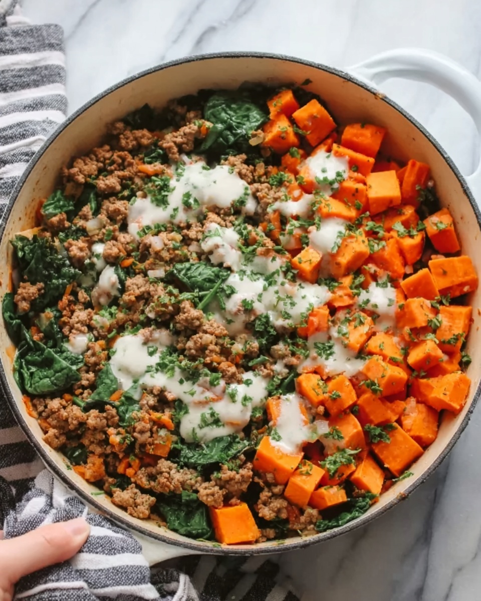 Ground Turkey Sweet Potato Skillet Recipe - Recipe Image