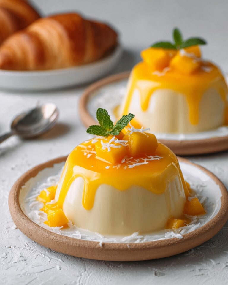 Creamy Mango Pudding Recipe