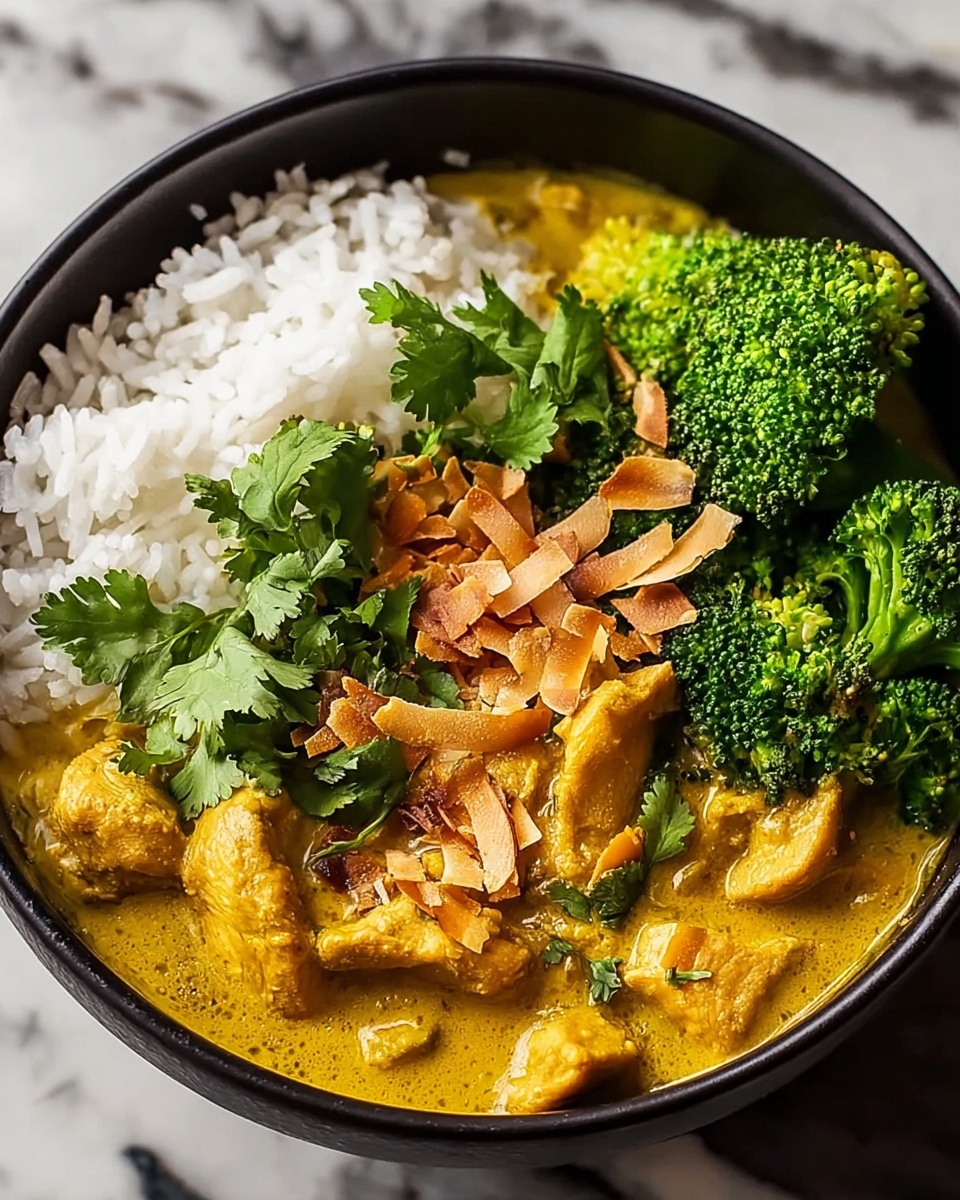 Golden Coconut Chicken Curry Recipe - Recipe Image