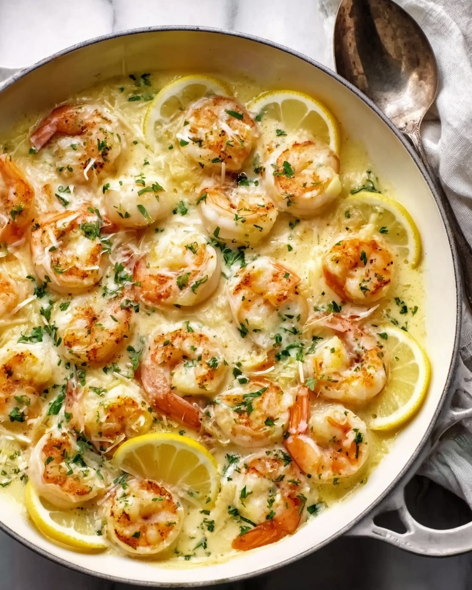 Creamy Lemon Parmesan Shrimp Recipe - Recipe Image