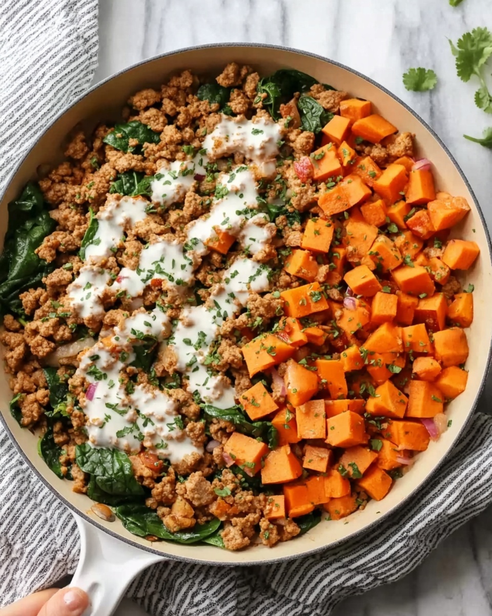 Ground Turkey Sweet Potato Skillet Recipe - Recipe Image