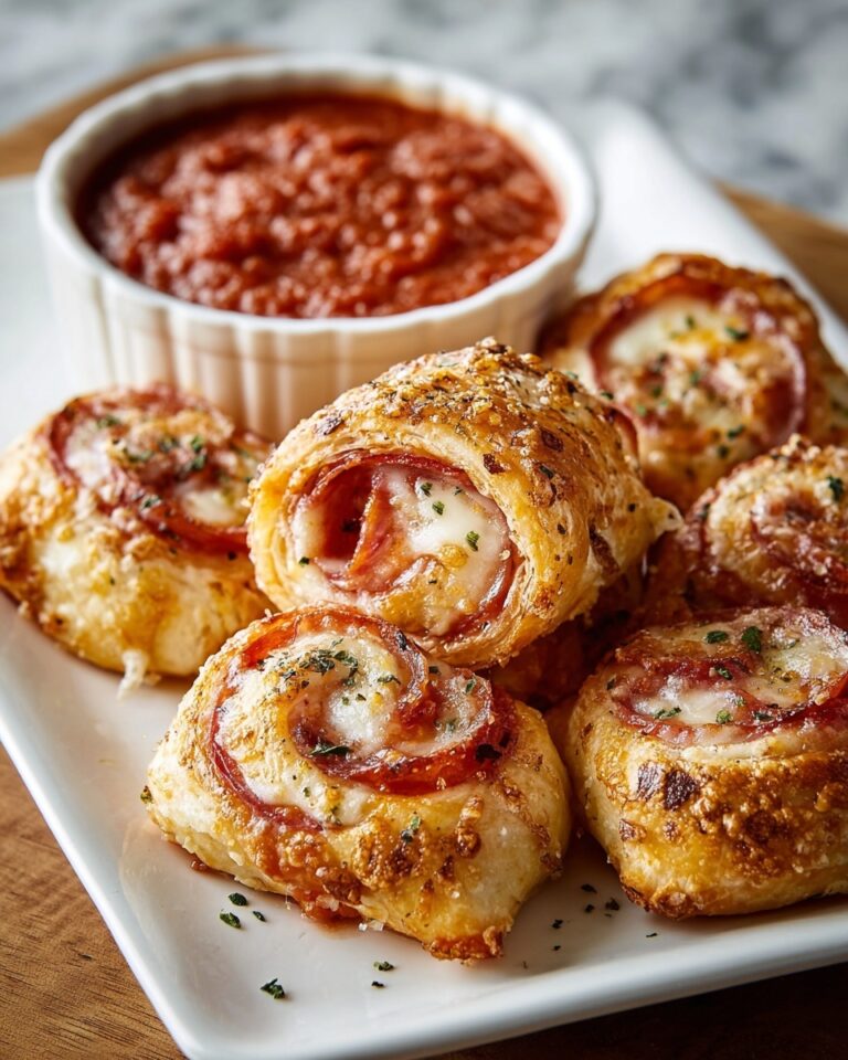Cheesy Pepperoni Pizza Roll Ups Recipe