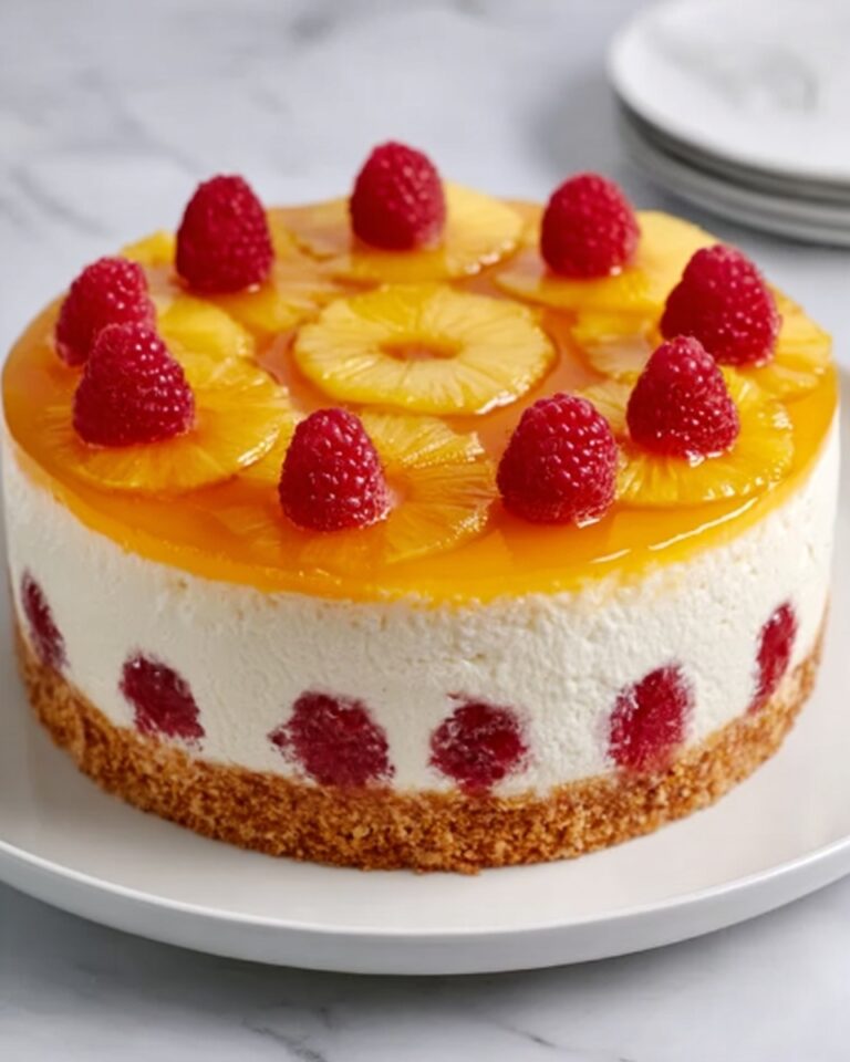 Pineapple Upside-Down Cheesecake Cake Recipe