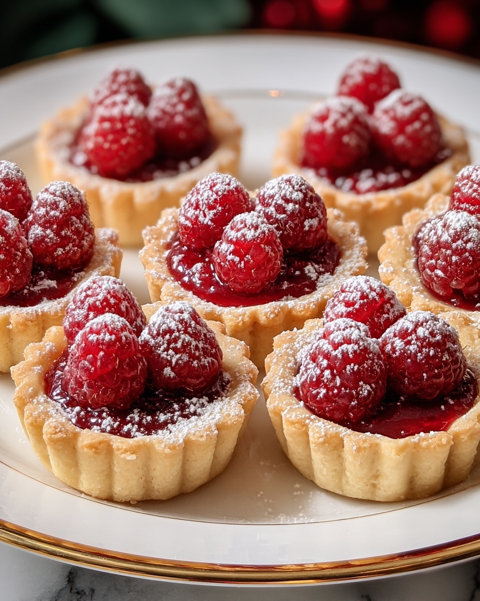 Mini Raspberry Almond Tarts Recipe - Recipe Image