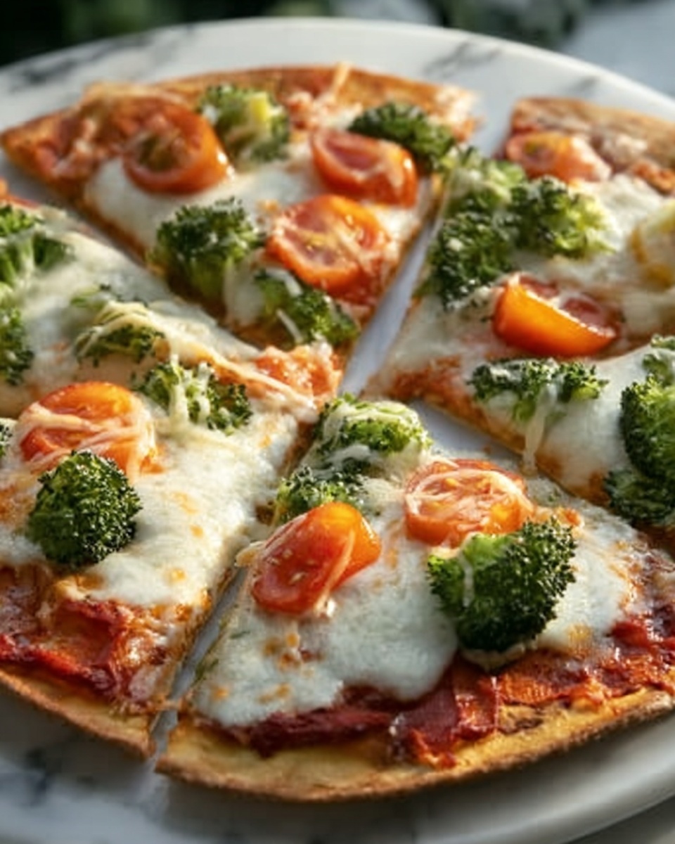 Veggie Pizza with Creamy Ranch Drizzle Recipe - Recipe Image