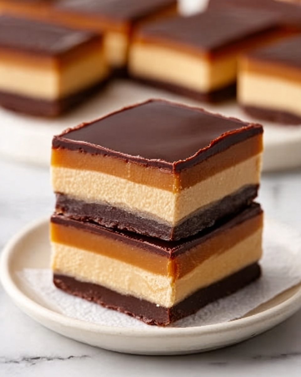No-Bake Peanut Butter Buckeye Bars Recipe - Recipe Image