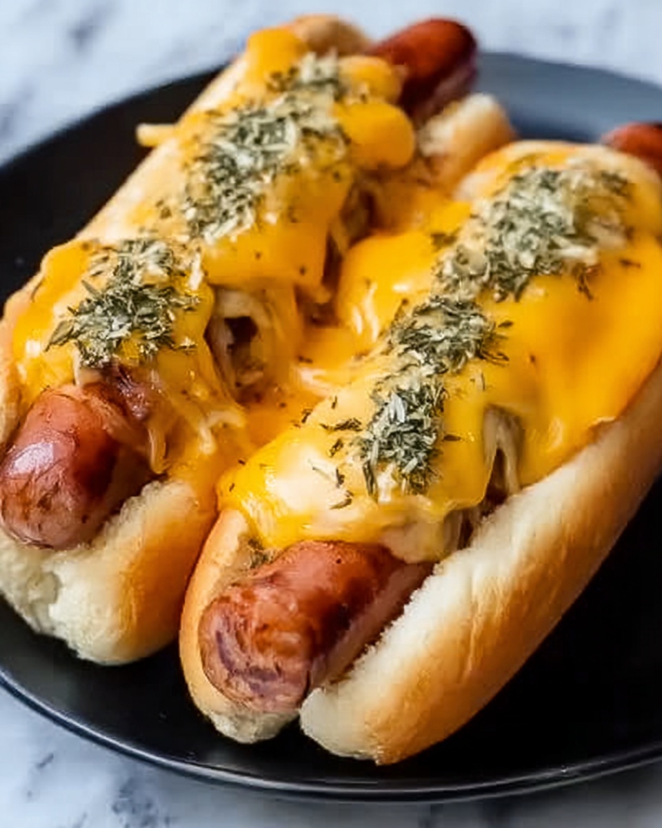Air Fryer Grilled Cheese Hot Dogs Recipe - Recipe Image