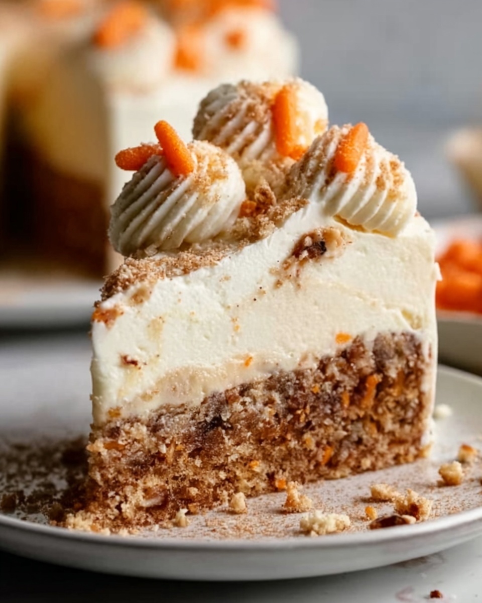 Carrot Cake Cheesecake Recipe - Recipe Image