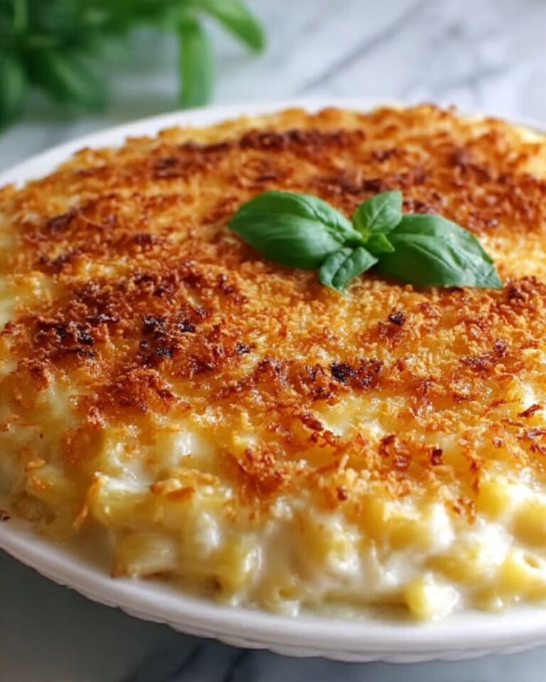 Honey-Glazed Corn Casserole with a Crispy Parmesan Crust Recipe