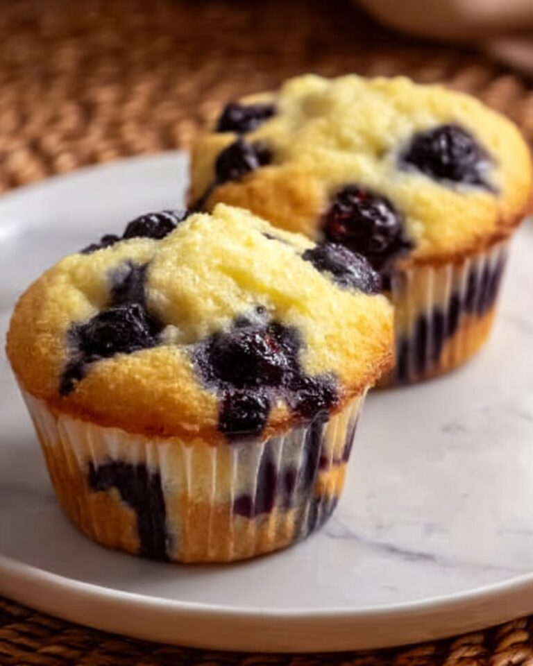 Keto Low-Carb Almond Flour Yogurt Blueberry Muffins Recipe