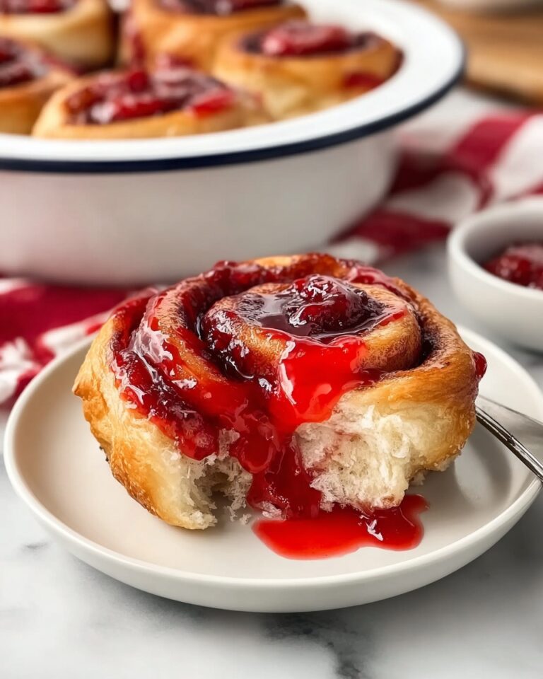 Crock Pot Cinnamon Rolls with Cherry Pie Filling Recipe