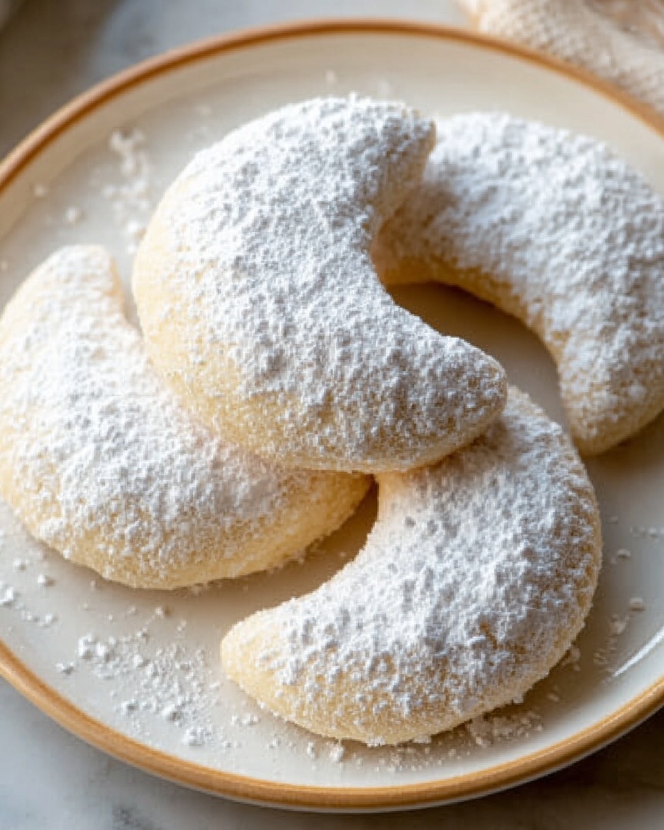 Almond Crescent Cookies Recipe - Recipe Image