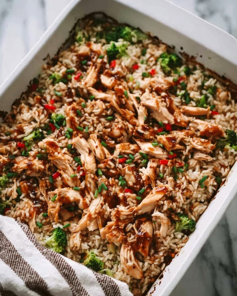 Teriyaki Chicken and Rice Casserole Recipe - Recipe Image