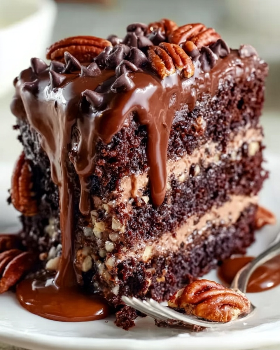 Chocolate Turtle Cake Recipe - Recipe Image