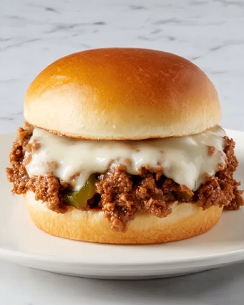 Cheesesteak-Inspired Sloppy Joes Recipe - Recipe Image