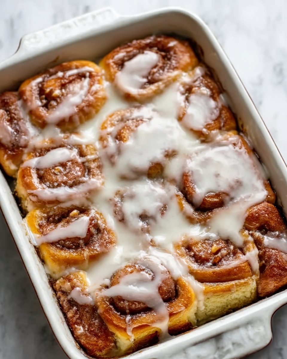 Easy Cinnamon Roll Casserole Recipe - Recipe Image