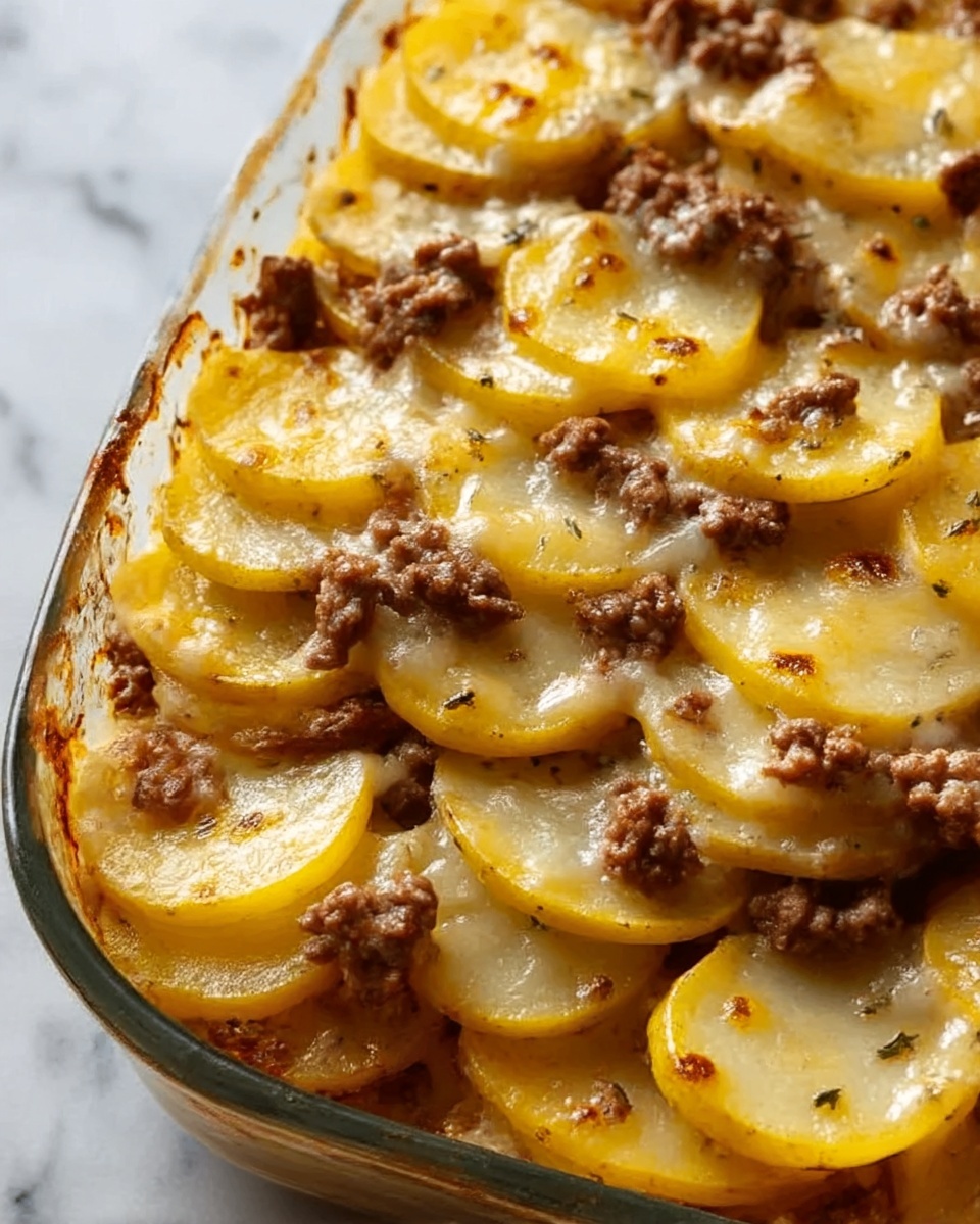 Meat & Potato Casserole Recipe - Recipe Image