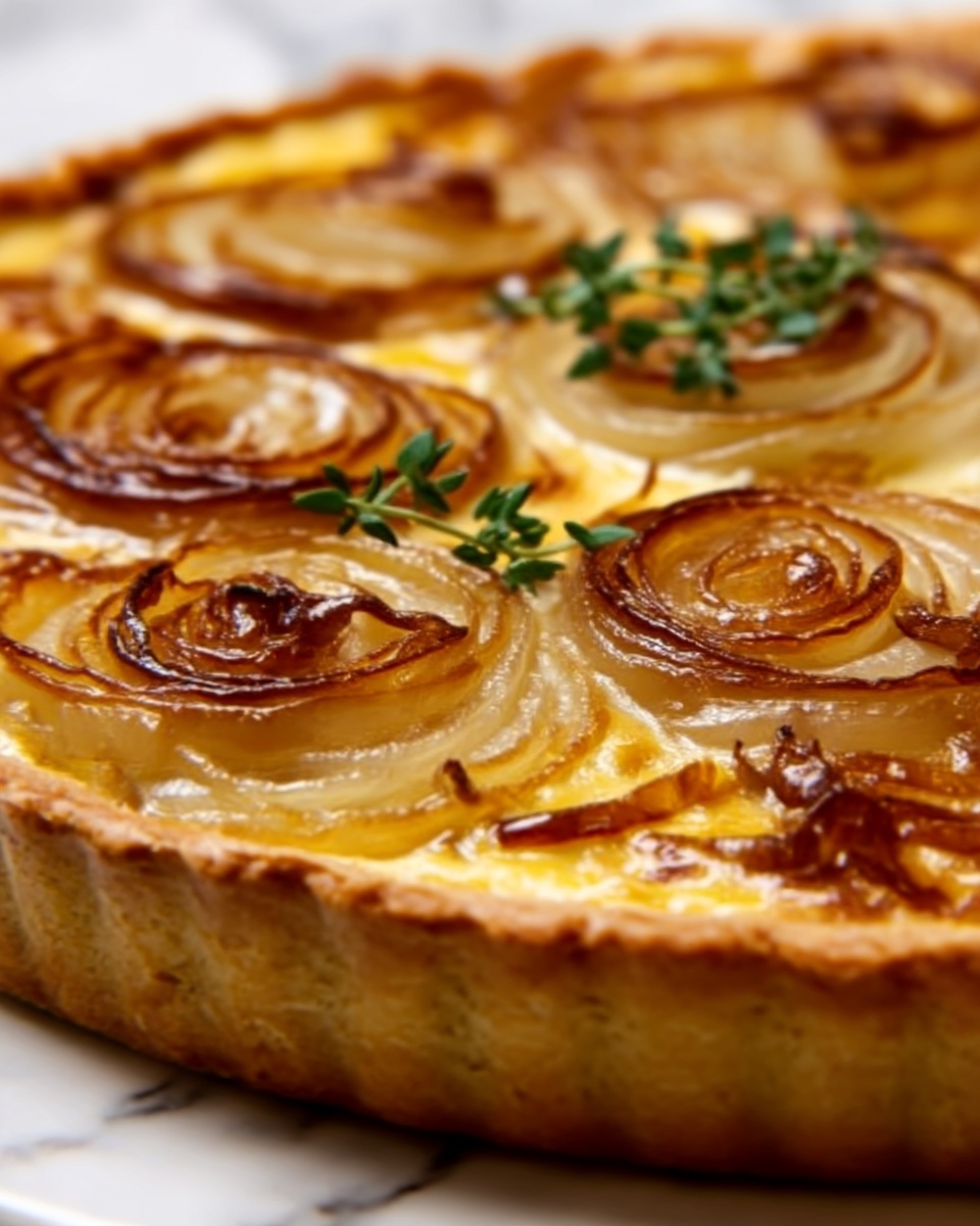 German Onion Pie (Zwiebelkuchen) Recipe - Recipe Image