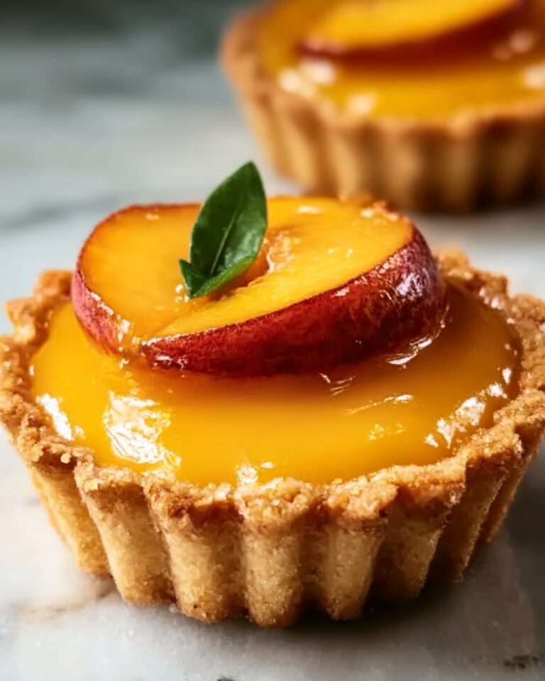 Mini Brown Butter Peach Tarts Recipe