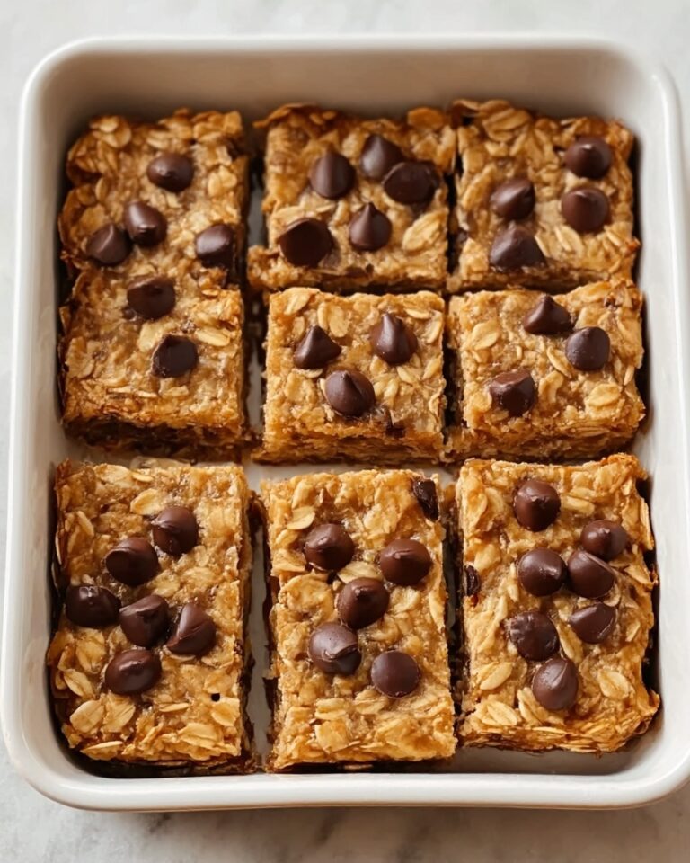 Chocolate Chip Peanut Butter Granola Cookie Bars Recipe