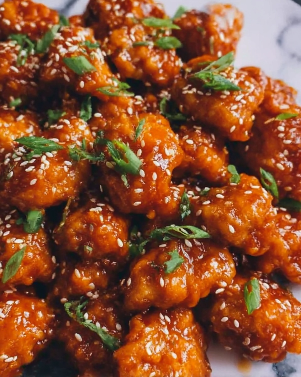 Sesame Glazed Baked Cauliflower Recipe - Recipe Image