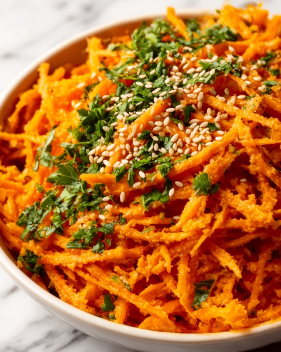 Sweet and Tangy Carrot Salad with Toasted Pine Nuts Recipe - Recipe Image