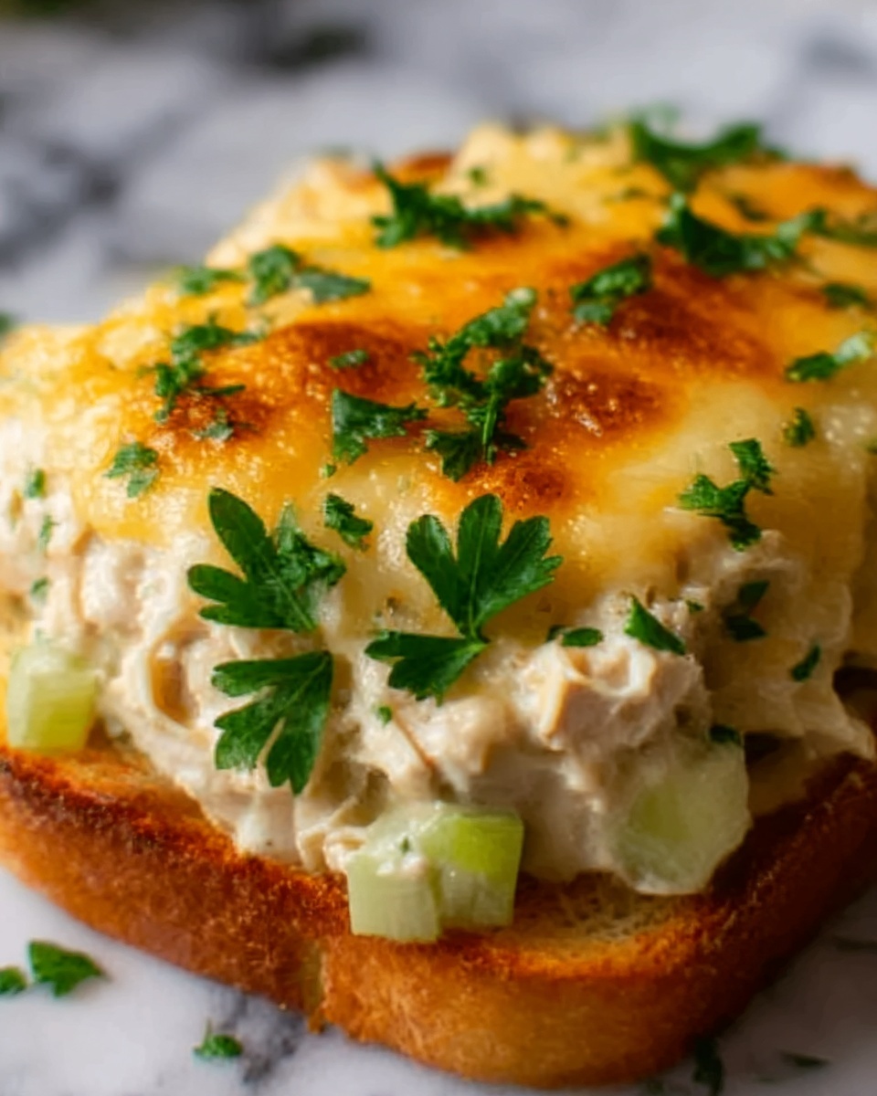 Crispy Cheesy Creamy Tuna Melt Recipe - Recipe Image