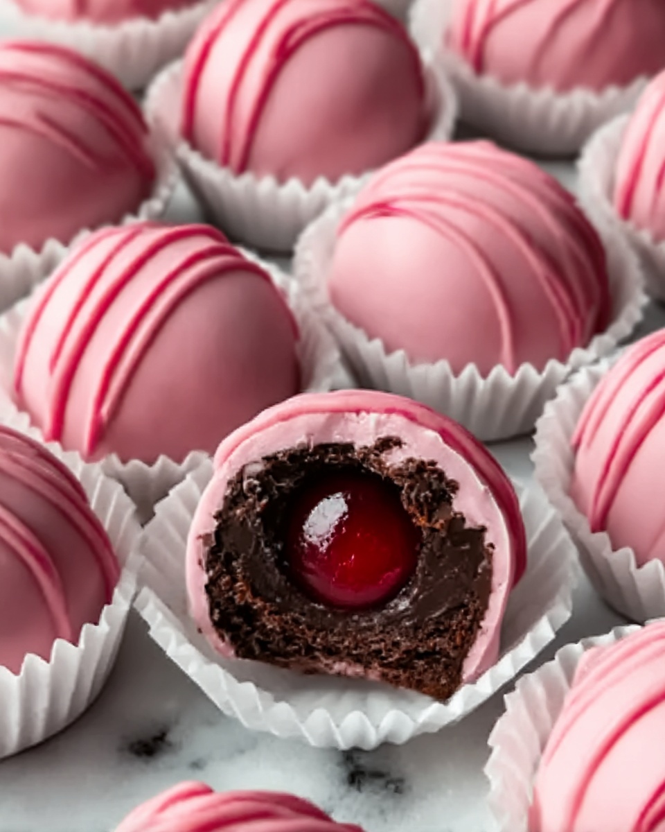 Cherry Mash Truffles Recipe - Recipe Image