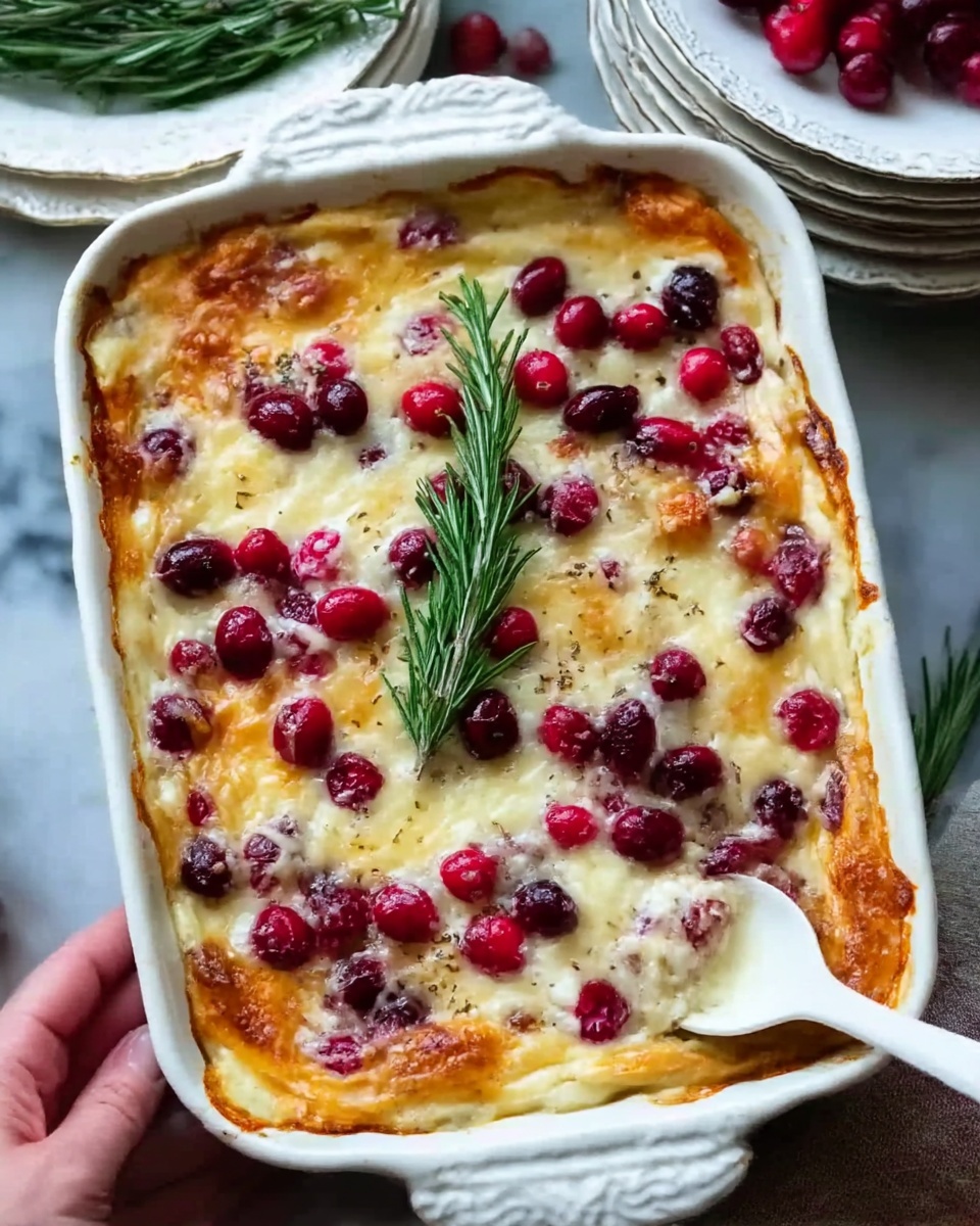 Baked Cranberry Cream Cheese Dip Recipe - Recipe Image