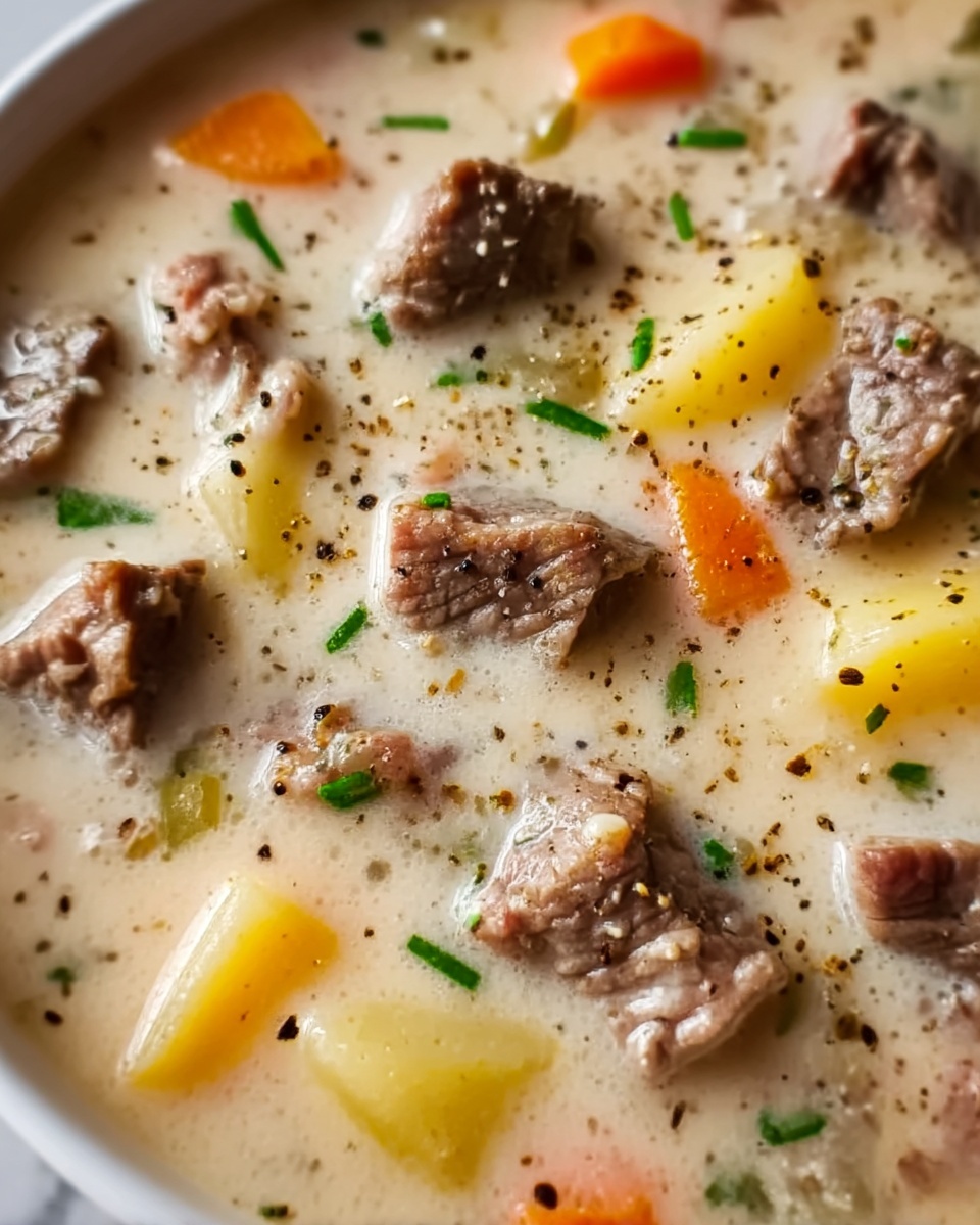 Philly Cheese Steak Soup Recipe - Recipe Image