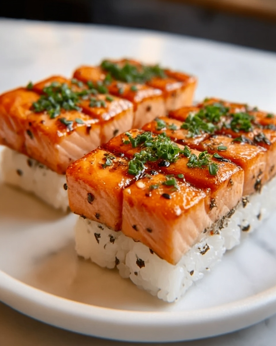 Salmon Crispy Rice with Spicy Mayo and Avocado Recipe - Recipe Image