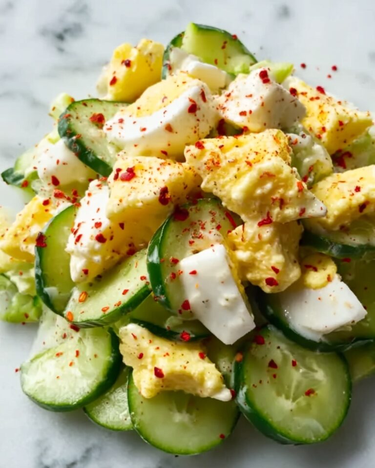 Cucumber Apple Egg Salad Recipe