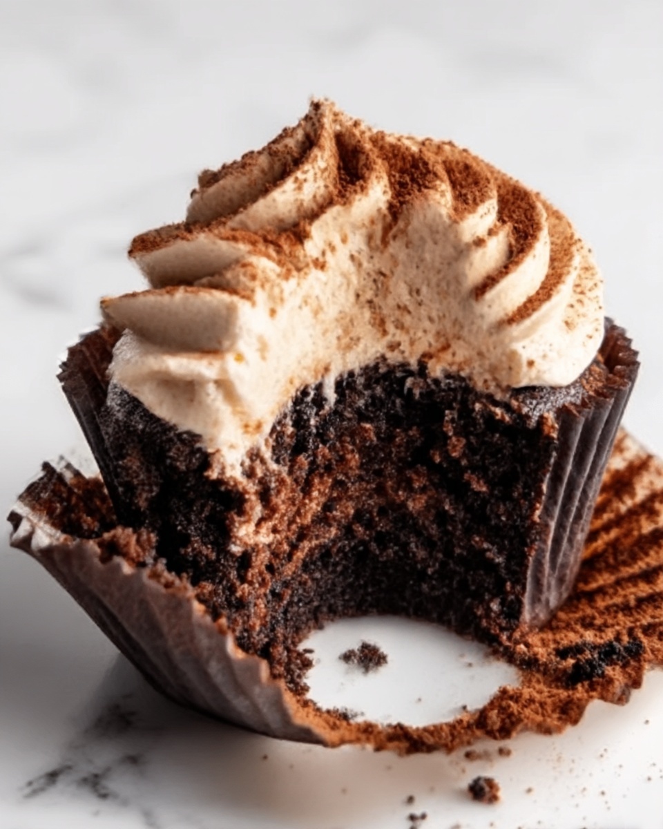 Chocolate Tiramisu Cupcakes Recipe - Recipe Image