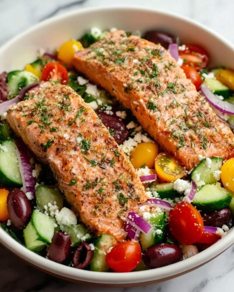 Greek Salmon Quinoa Salad Recipe