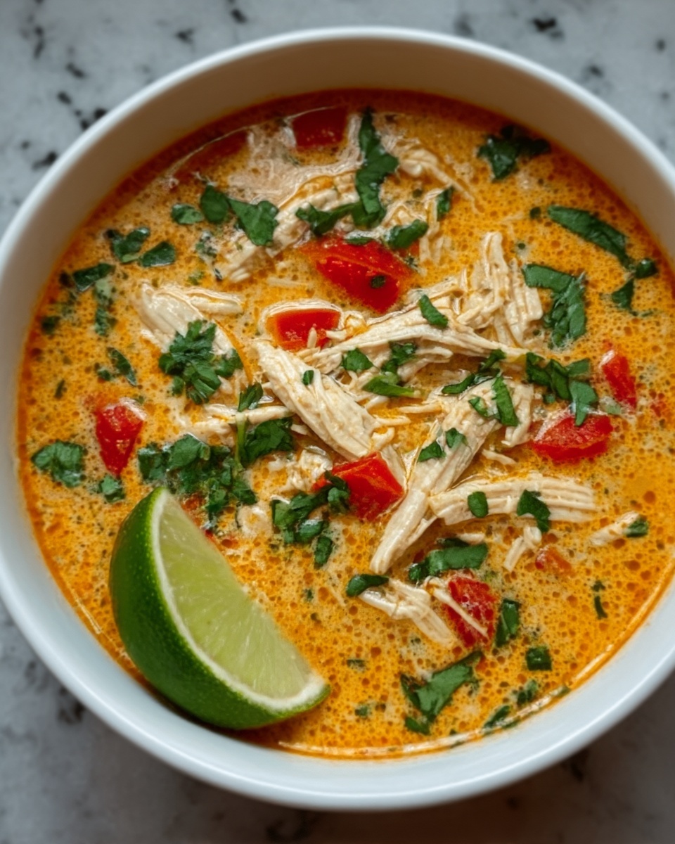 Thai Coconut Chicken Soup Recipe - Recipe Image