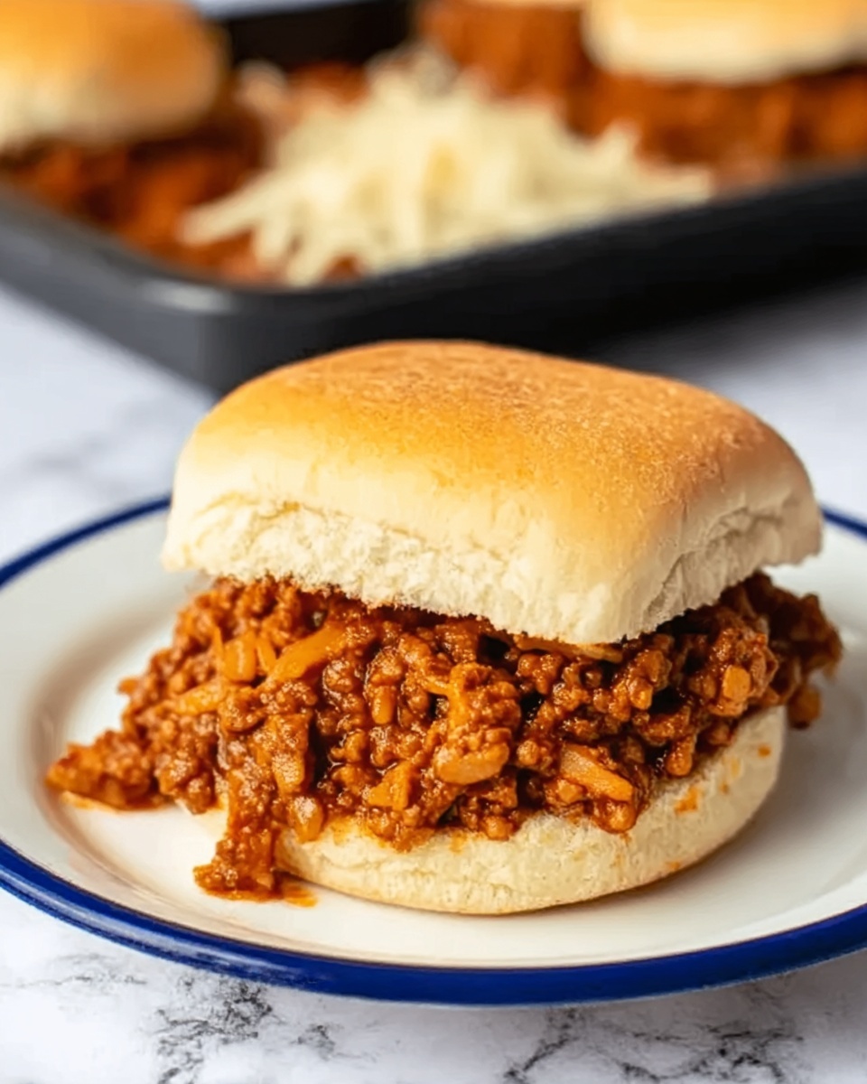 Chicken Parmesan Sloppy Joes Recipe - Recipe Image
