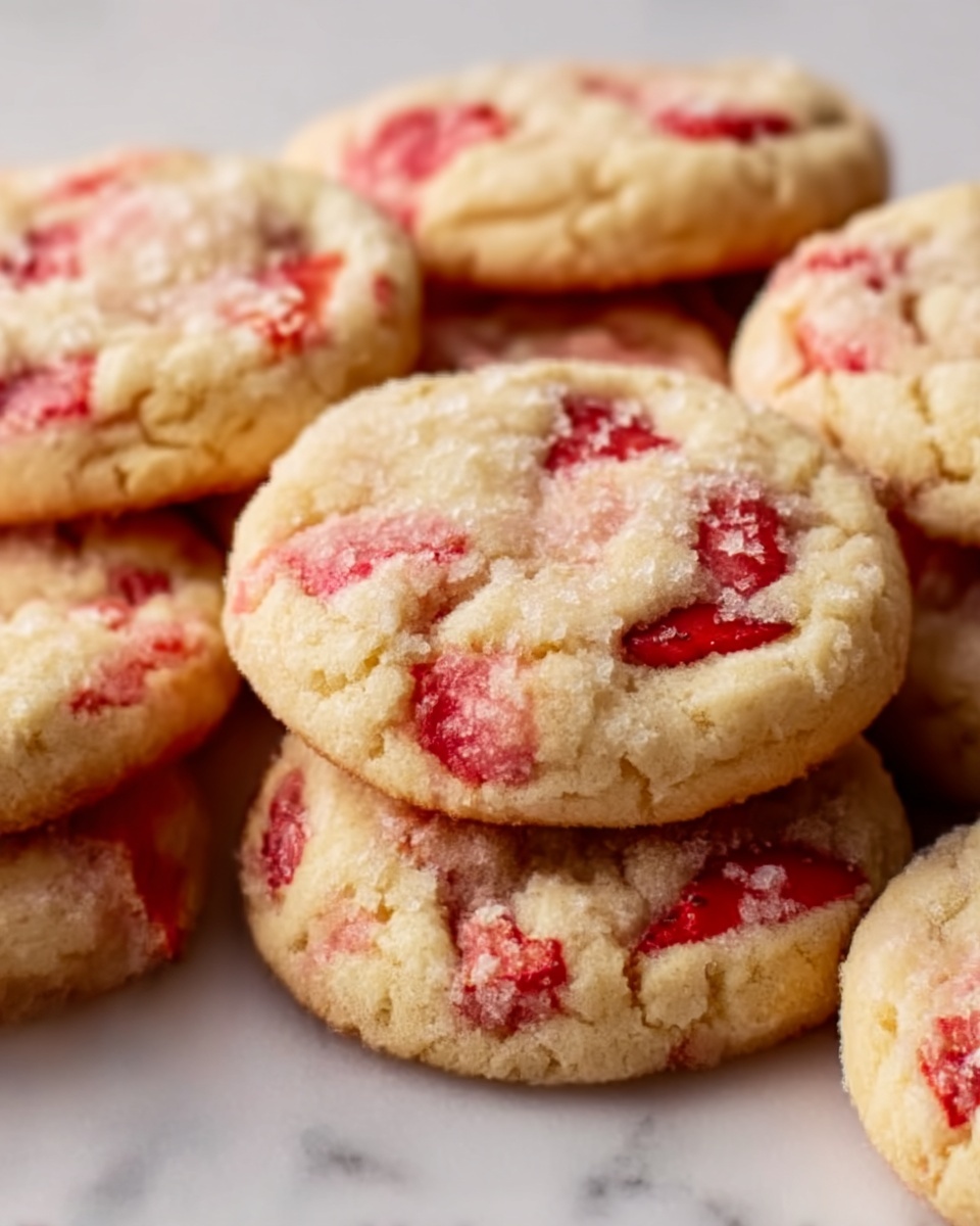 Strawberry Crunch Cookies – A Sweet and Crunchy Delight Recipe - Recipe Image