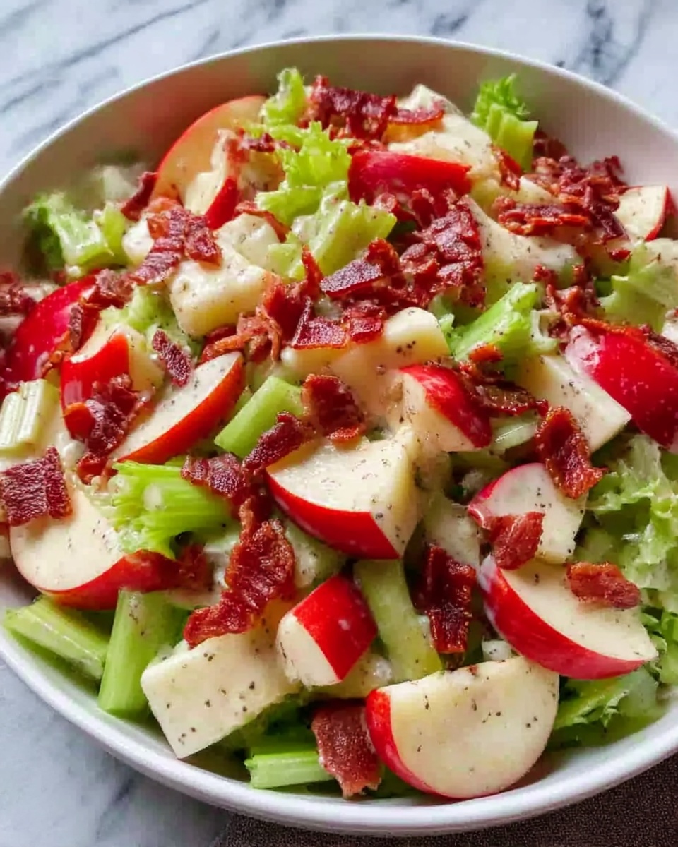 Sweet and Tangy Apple Salad with Walnuts and Cranberries Recipe - Recipe Image