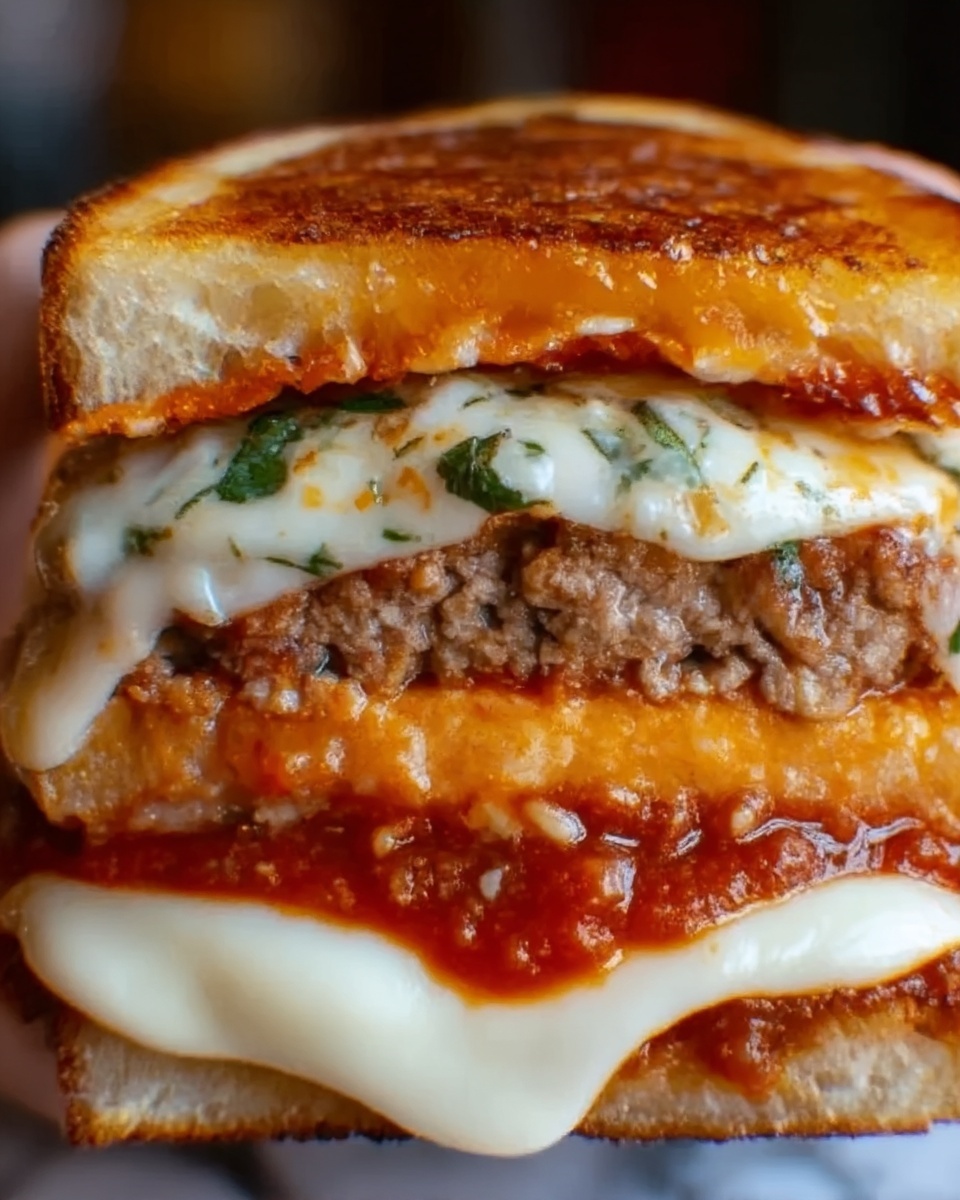 Lasagna Burger Recipe - Recipe Image