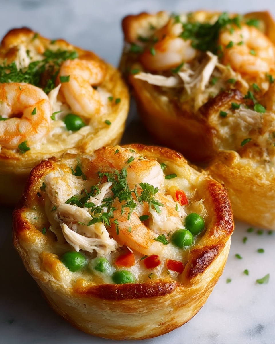 Mini Chicken Pot Pie Muffins Recipe - Recipe Image