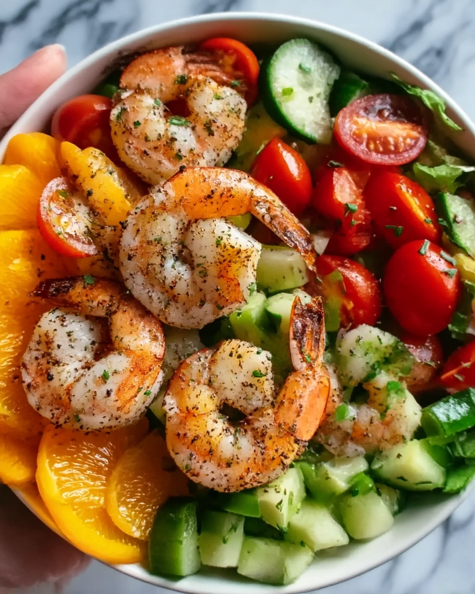 Colorful Shrimp & Veggie Bowl Recipe - Recipe Image
