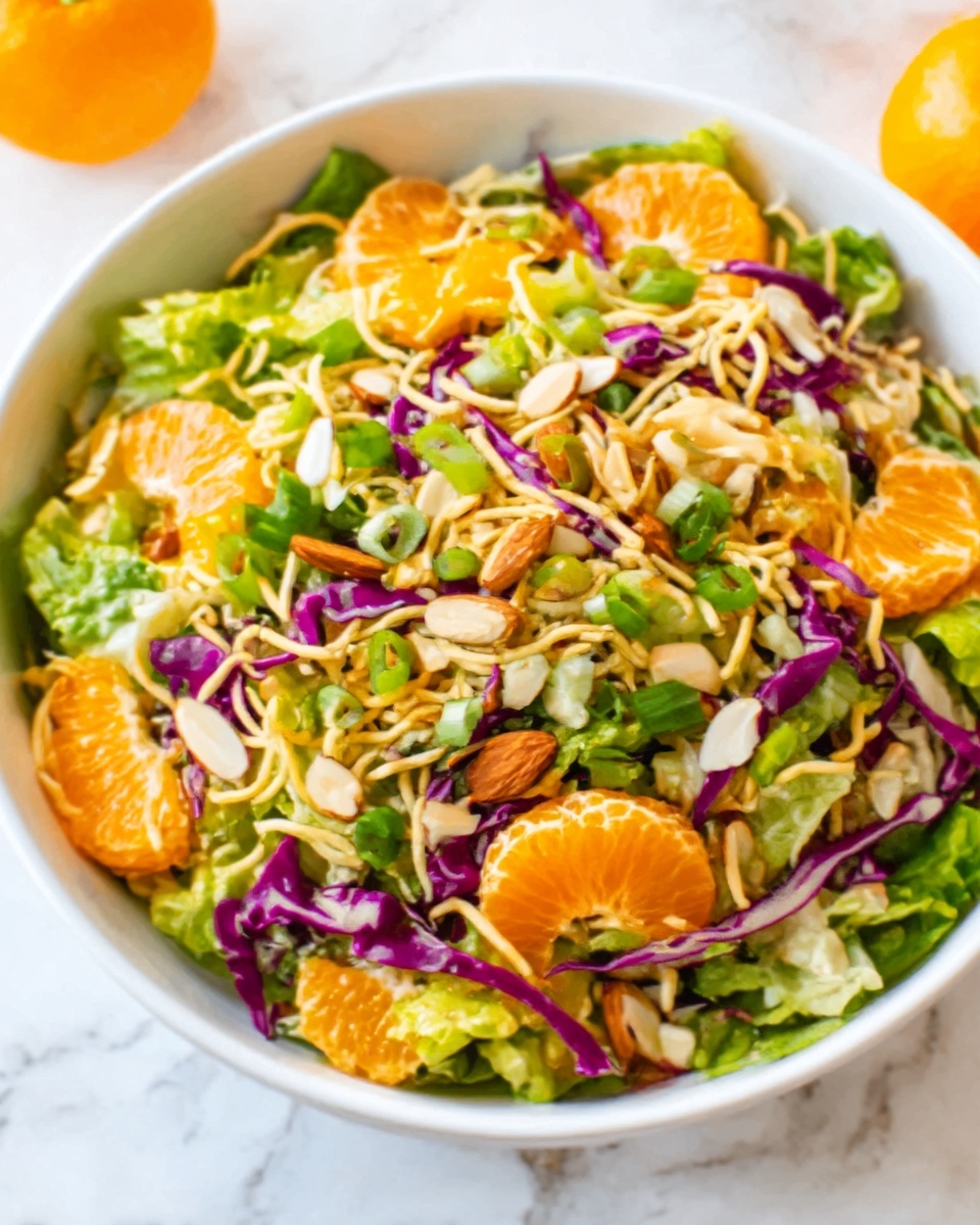 Crunchy Asian Ramen Noodle Salad Recipe - Recipe Image