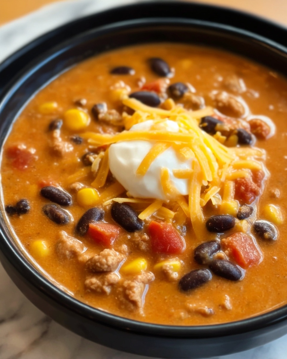 Cheesy Taco Soup Recipe - Recipe Image