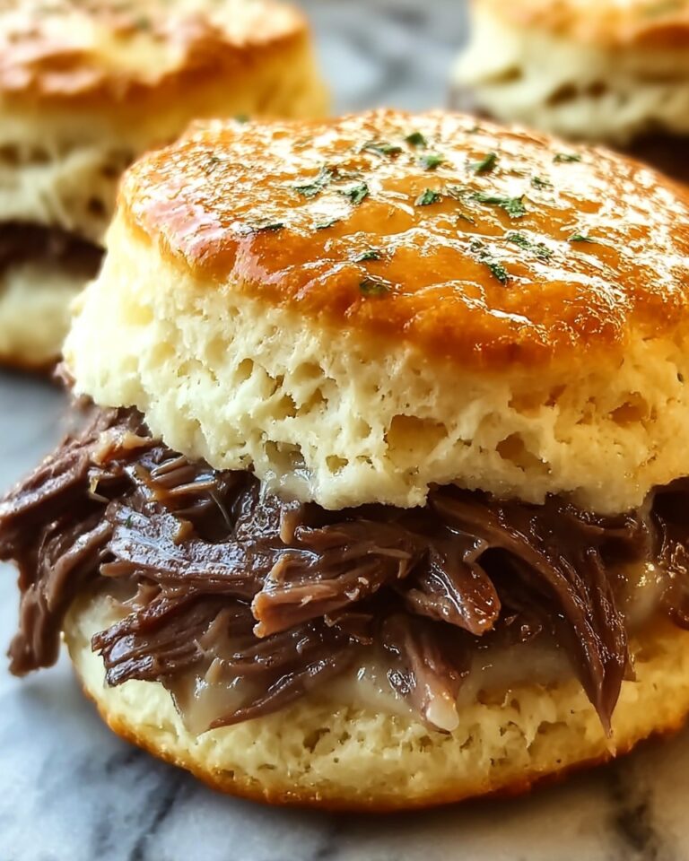 Baked French Dip Biscuits Recipe