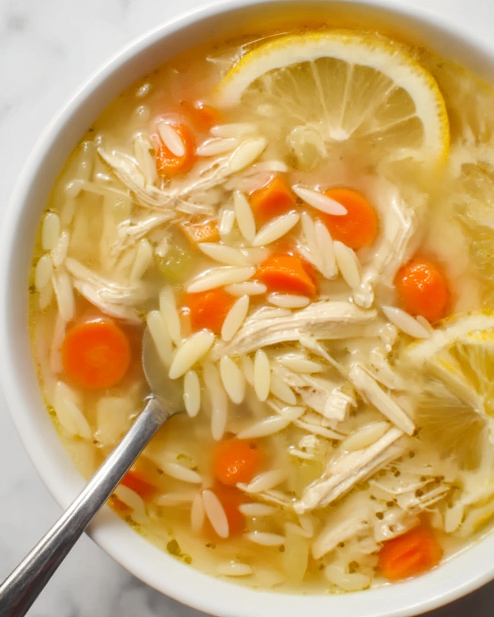 Lemon Chicken Orzo Soup Recipe - Recipe Image
